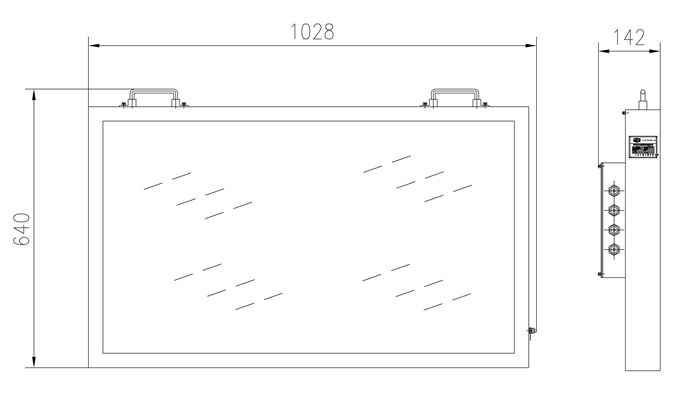 XEH127浇封兼本安显示器尺寸
